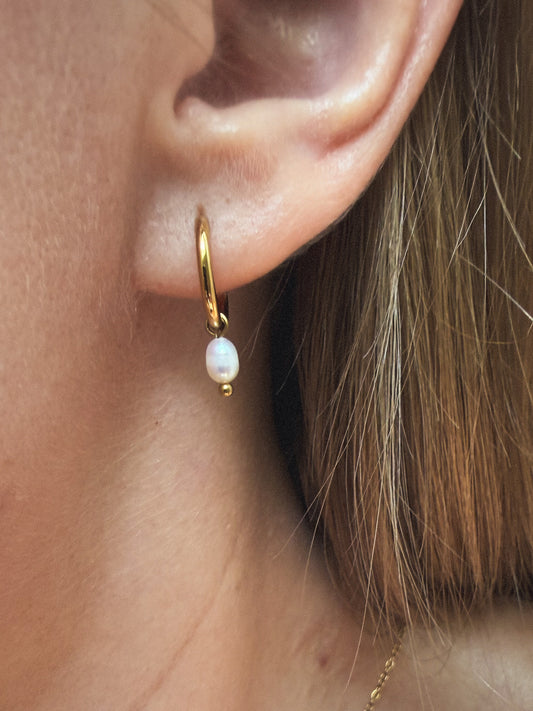 The Isla Pearl Drop Earrings