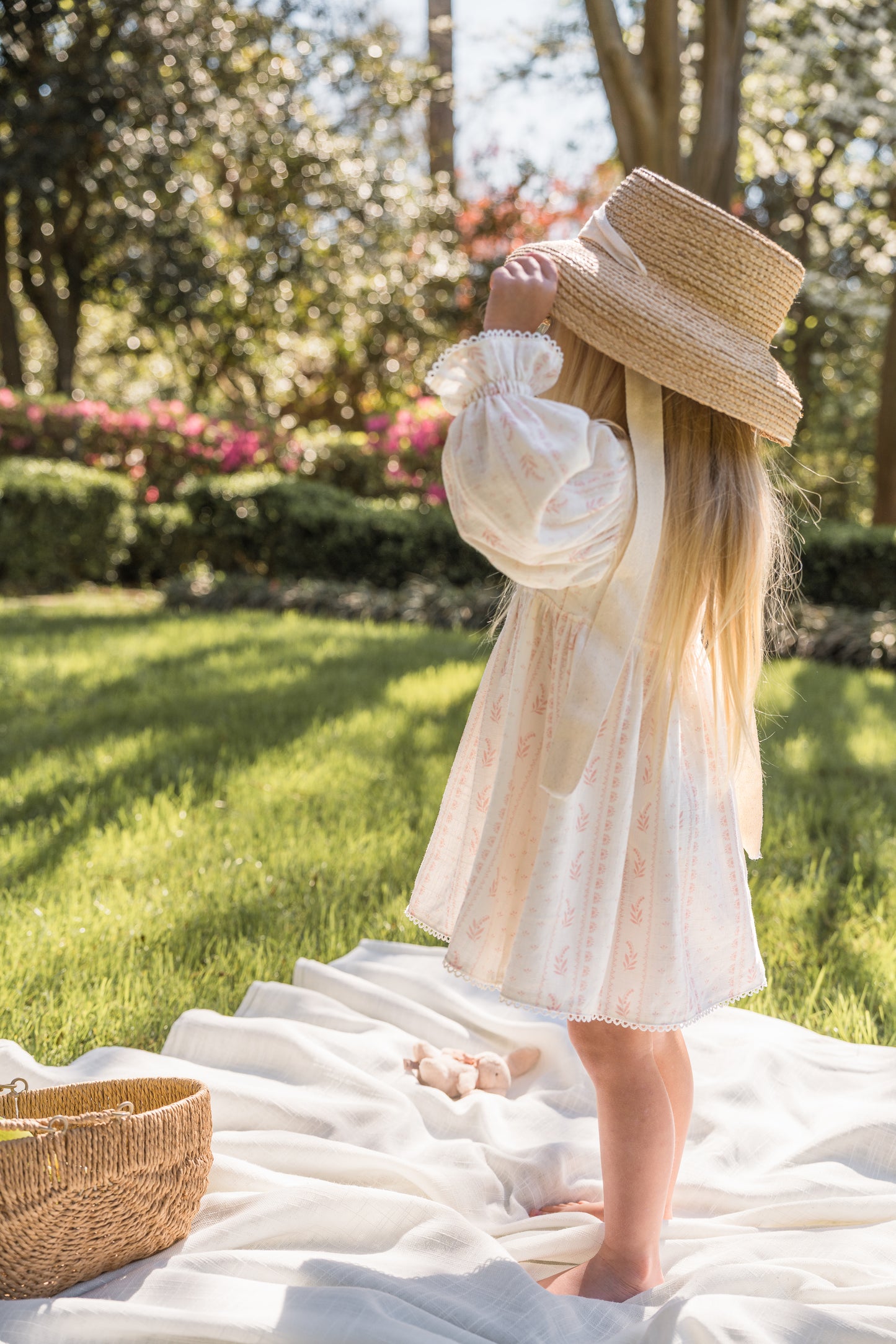 Girls Clara Dress - Heirloom Rose