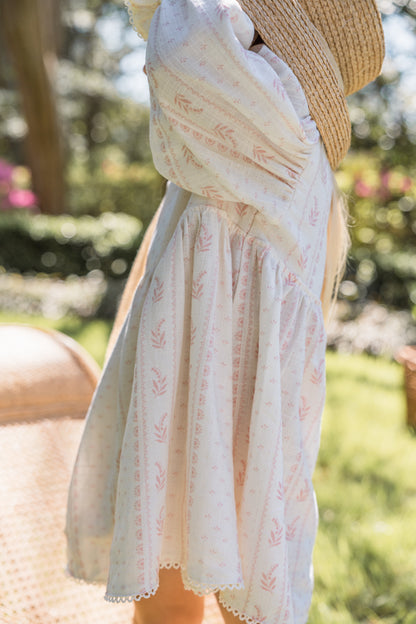 Girls Clara Dress - Heirloom Rose