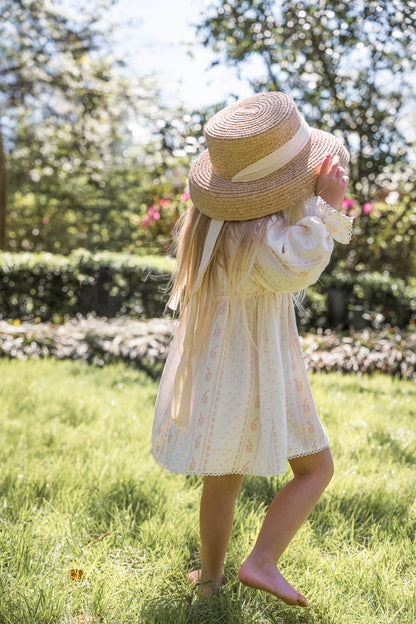 Girls Clara Dress - Heirloom Rose