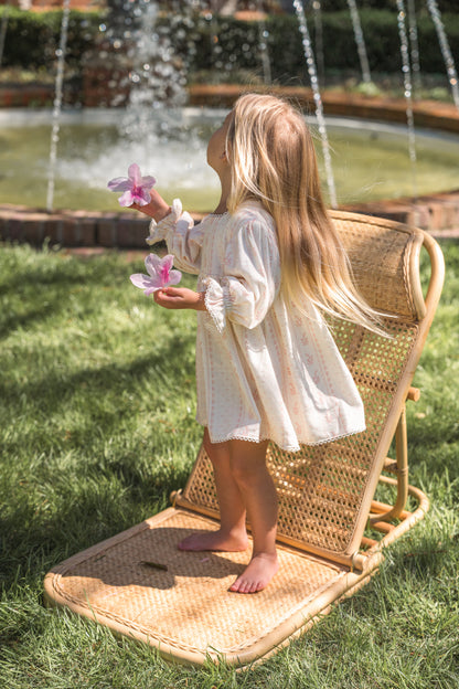 Girls Clara Dress - Heirloom Rose